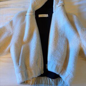 IRO Shearling crop jacket size 38
